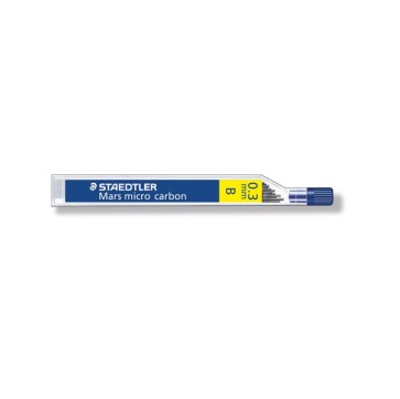 Mine Mars micro - mina 0,3 mm - gradazione B - Staedtler - conf. 12 pezzi