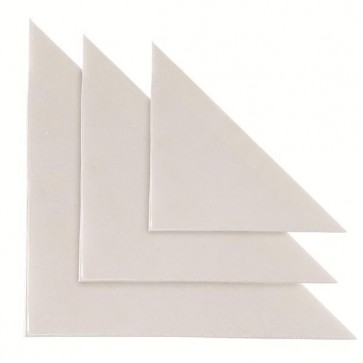 Busta autoadesiva triangolare TR 10 - PVC - 10x10 cm - trasparente - Sei Rota - conf. 10 pezzi