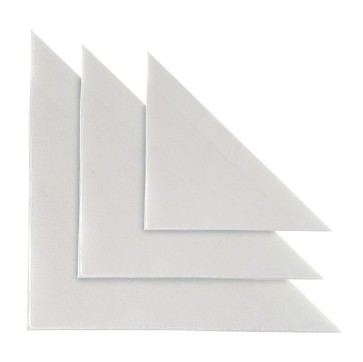 Busta autoadesiva TR 13 - triangolare - PVC - 13 x 13 cm - trasparente - Sei Rota - conf. 10 pezzi