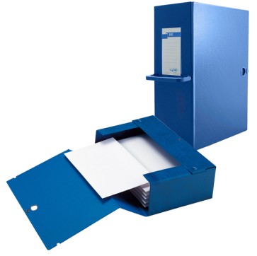 Scatola archivio Big 200 - con maniglia - dorso 20 cm - 25 x 35 cm - blu - Sei Rota