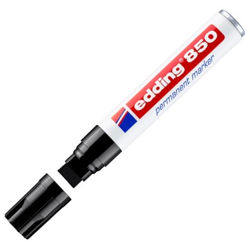 Marcatore permanente Edding 850 - punta 5 - 16 mm - nero - Edding