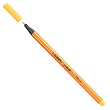 Fineliner Point 88 - punta 0,4 mm - giallo 44 - Stabilo