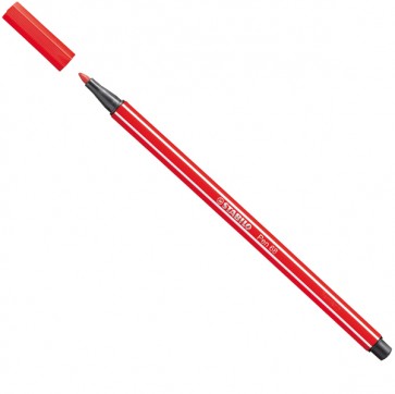 Pennarello Pen 68 - punta 1,00mm - rosso carminio  - Stabilo - conf. 10 pezzi