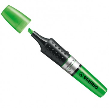 Evidenziatore Stabilo Luminator - punta a scalpello  - tratto 2,0-5,0mm - verde - Stabilo