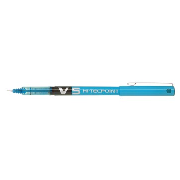 Roller Hi Tecpoint V5 - punta 0,5 mm - azzurro - Pilot