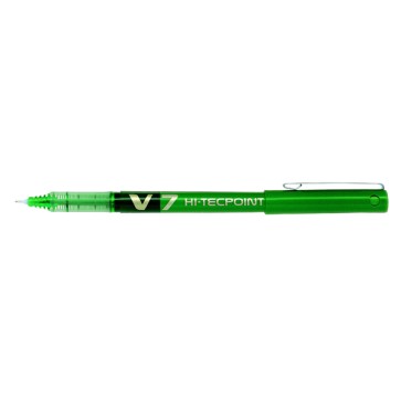 Roller Hi Tecpoint V7 - punta 0,7 mm - verde - Pilot