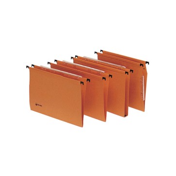 Cartella sospesa Signaletic - armadio - interasse 33 cm - fondo U 30 mm - 33x25 cm - avana - Rexel