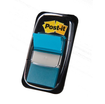 Segnapagina Post it  Index Medium - 680-23 - 25,4 x 43,2 mm - blu vivace - Post it  - conf. 50 pezzi