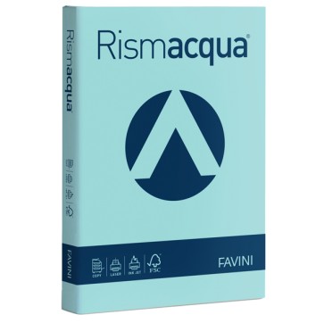Carta Rismacqua - A3 - 200 gr - celeste 08 - Favini - conf. 125 fogli