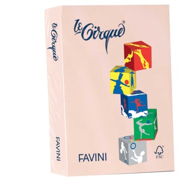 Carta Le Cirque - A4 - 80 gr - salmone pastello 103 - Favini - conf. 500 fogli
