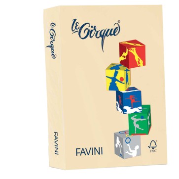 Carta Le Cirque - A4 - 160 gr - camoscio pastello 105 - Favini - conf. 250 fogli