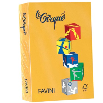 Carta Le Cirque - A4 - 160 gr - giallo oro 201 - Favini - conf. 250 fogli