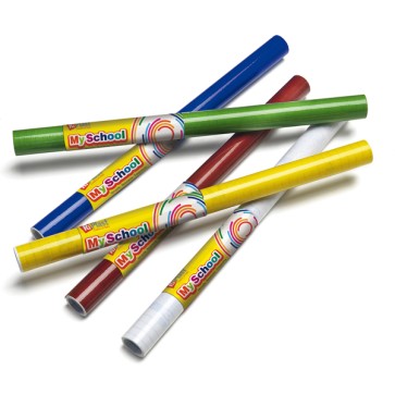 Rotolo coprilibro Veloplast - 2 m x45 cm - PPL - liscio adesivo neutro - trasparente - Colorosa