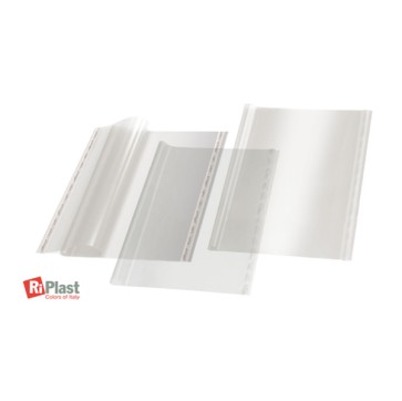 Coprilibro satinato vetro - 50x31cm - PVC -  goffrato neutro con biadesivo - trasparente - Ri.plast