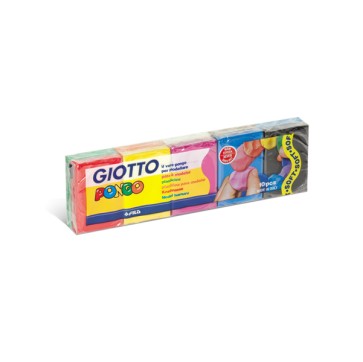 Pasta Pongo Fantasia - 500gr - 10 colori assortiti da 50gr - Pongo