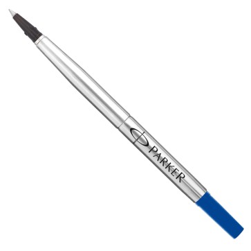 Refill roller Quink standard - punta fine  - metallo - blu - Parker