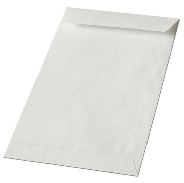 Busta a sacco - lembo non gommato - 10 x 15 cm - 50 gr - bianco - Blasetti - conf. 1000 pezzi