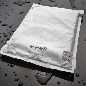 Busta imbottita Mail Lite  Tuff Cushioned - impermeabile - D (18 x 26 cm) - bianco - Sealed Air  - conf. 10 pezzi