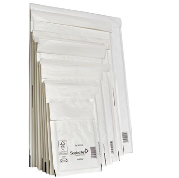 Busta imbottita Mail Lite  - E (22 x 26 cm) - bianco - Sealed Air  - conf. 10 pezzi