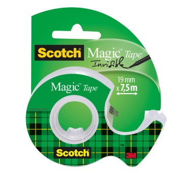 Nastro adesivo Magic 810 - con chiocciola - permanente - 1,9 cm x 7,5 m - trasparente - Scotch