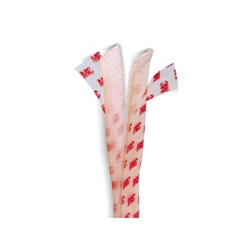 Sistema di fissaggio Dual Lock - 2,5 x 7,6 cm - trasparente - 3M - blister 2 coppie