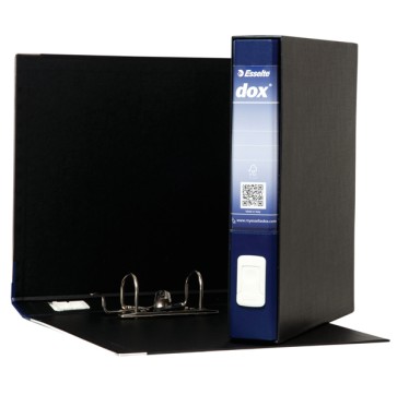 Registratore Dox 4  - dorso 5 cm - commerciale 23x29,7 cm - blu - Esselte Dox