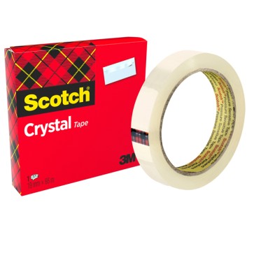 Nastro adesivo Crystal 600 - 66 m x 1,9 cm - trasparente - Scotch