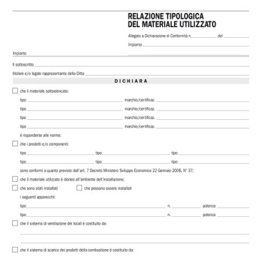 Relazione tipologica materiale unilizzato snap -  e9071bis - 29,7 x 21 - 100 fogli - Edipro