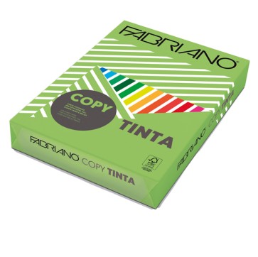 FabrianoColore - A4 - 80 gr - colori forti verde pisello - Fabriano - conf. 500 fogli