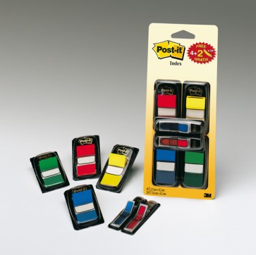 Segnapagina Post-it Index + 48 Mini Freccia - 680-VAD5EU - 4 colori classici - Post-it - conf. 200 pezzi