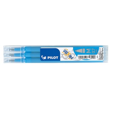 Refill a sfera Frixionball - punta 0,7mm  - azzurro - Pilot - conf. 3 pezzi