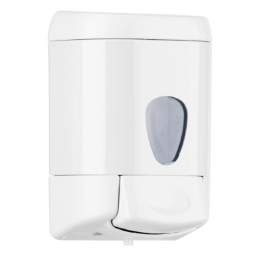 Dispenser da muro Prestige per sapone liquido - 15,9x8x10,5 cm - capacitA' 0,55 L - bianco - Mar Plast