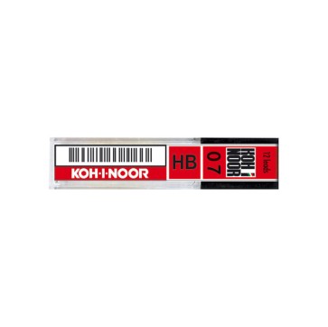Micromine - mina 0,7mm - gradazione HB - Koh.I.Noor - astuccio 12 mine