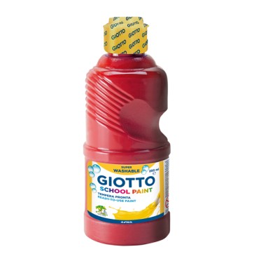 Tempera pronta - 250ml - rosso - Giotto