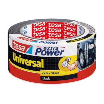 Nastro adesivo Extra Power Universal - 5 cm x 25 m - nero - Tesa