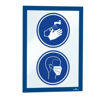 Cornice espositiva Duraframe - A4 - 21 x 29,7 cm - blu - Durable