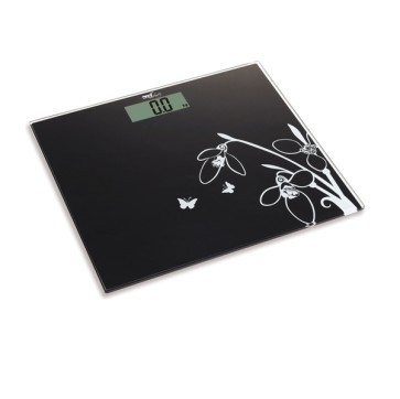 Bilancia elettronica Pesapersone - 26 x 30 x 1,7 cm - capacità massima 150 kg - nero - Melchioni family