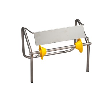 Porta bobina asciugatutto da muro - 93,2x27,5x34,5 cm - acciaio inox - Medial International