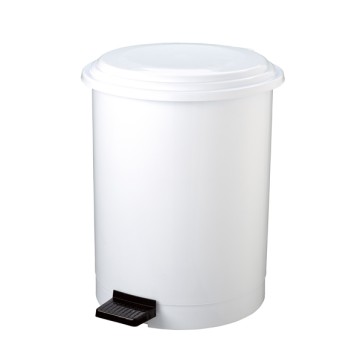 Pattumiera a pedale Ruf - diametro 44,5 cm - altezza 54 cm - 40 L - bianco - Medial
