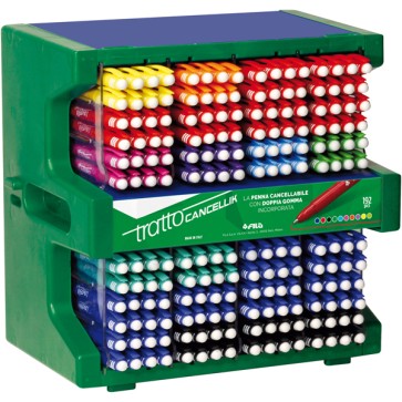 817400 display 192 penne a sfera cancellabile tratto cancellik
