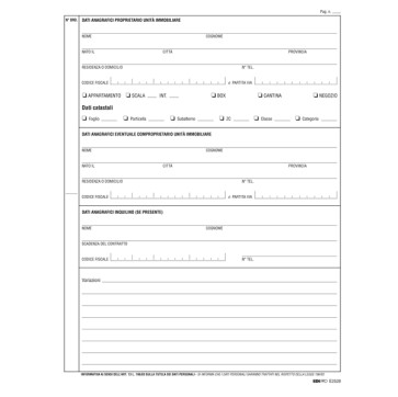 Registro anagrafica condominiale - 297 x 210mm - 48 fogli - Edipro