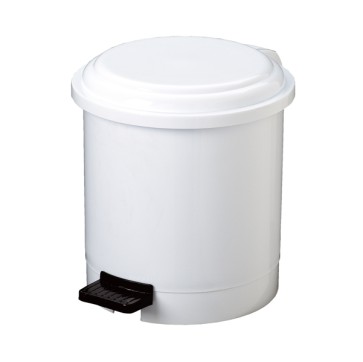 Pattumiera a pedale Ruf - PPL - 3 L - diametro 17,5 cm - altezza 21 cm - bianco - Medial International