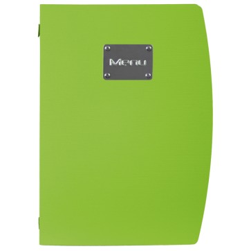 Portamenù Rio - 1 inserto doppio incluso - A4 - 24 x 34 cm - verde - Securit