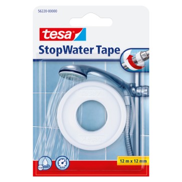 Nastro StopWater per riparazioni - Teflon - 1,2 cm x 12 m - bianco - Tesa