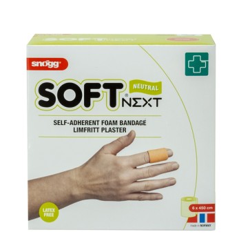 Bendaggio autoaderente Soft Next - 6 cm x 4,5 m - pelle - PVS