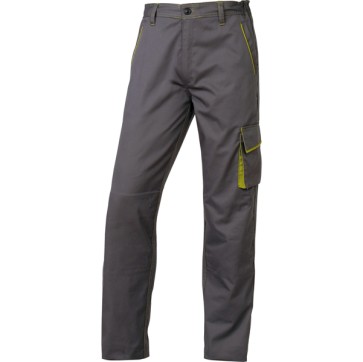 Pantalone da lavoro Panostyle M6PAN - sargia/poliestere/cotone - taglia XL - grigio/verde - Deltaplus