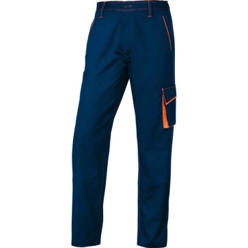 Pantalone da lavoro Panostyle M6PAN - sargia/poliestere/cotone - taglia L - blu/arancio - Deltaplus