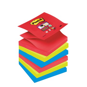 Blocco Post it  Super Sticky Z Notes - R330-6SS-Jp - 76 x 76 mm - Bora Bora - 90 fogli - Post it