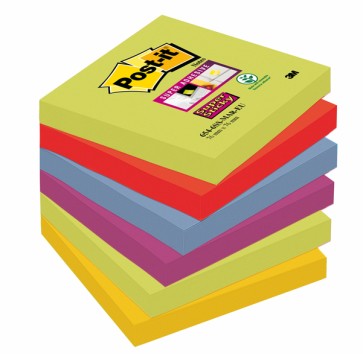 Blocco foglietti Post it  Super Sticky - colore Marrakesh - 76 x 76 mm - 90 fogli - Post it