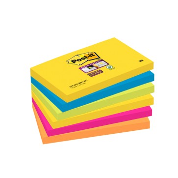 Blocco foglietti Post it  Super Sticky - colore Rio de Janeiro - 76 x 127 mm - 90 fogli - Post it